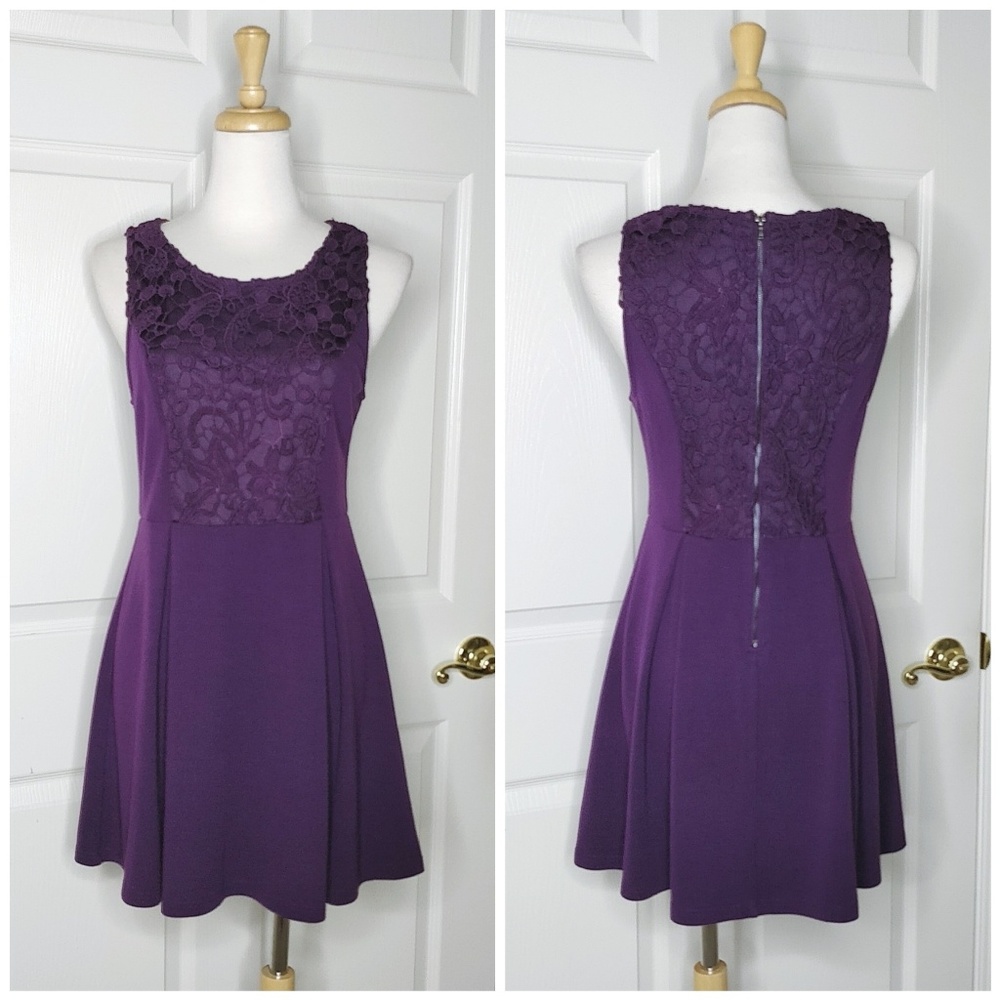 Forever 21 sleeveless fit & flare mini dress